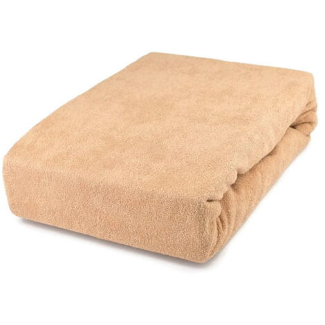DRAP-HOUSSE ÉPONGE 120x200 BEIGE