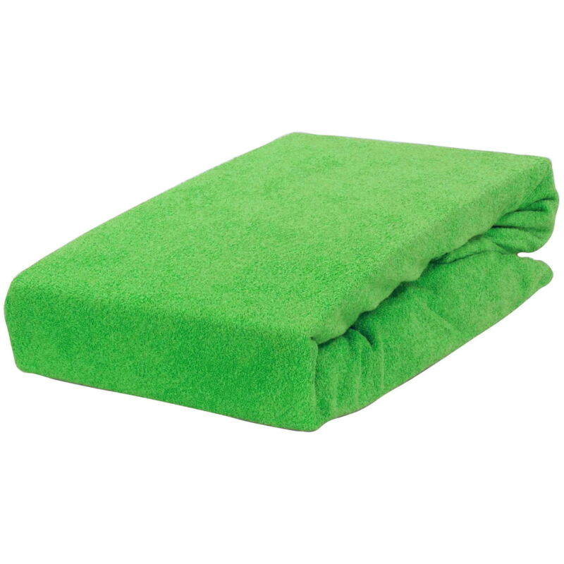 DRAP-HOUSSE ÉPONGE 180x200 VERT