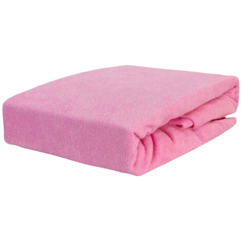 DRAP-HOUSSE ÉPONGE 220x200 ROSE