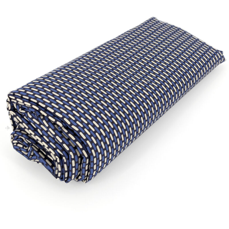 Linnea - Drap housse imprimé satin de coton enzo Bonnet de 30 cm 180x200 cm