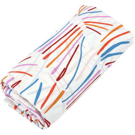 Drap housse imprimé coton PERROQUET Bonnet de 40 cm 140x190 cm