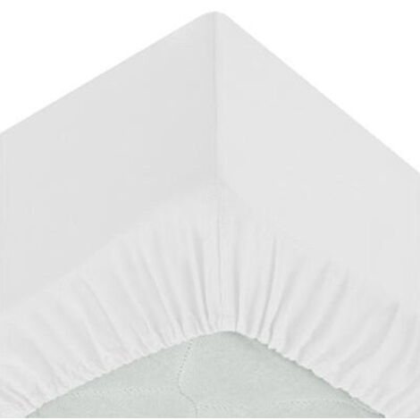 Drap Housse "Intérieur" 90x190cm Blanc