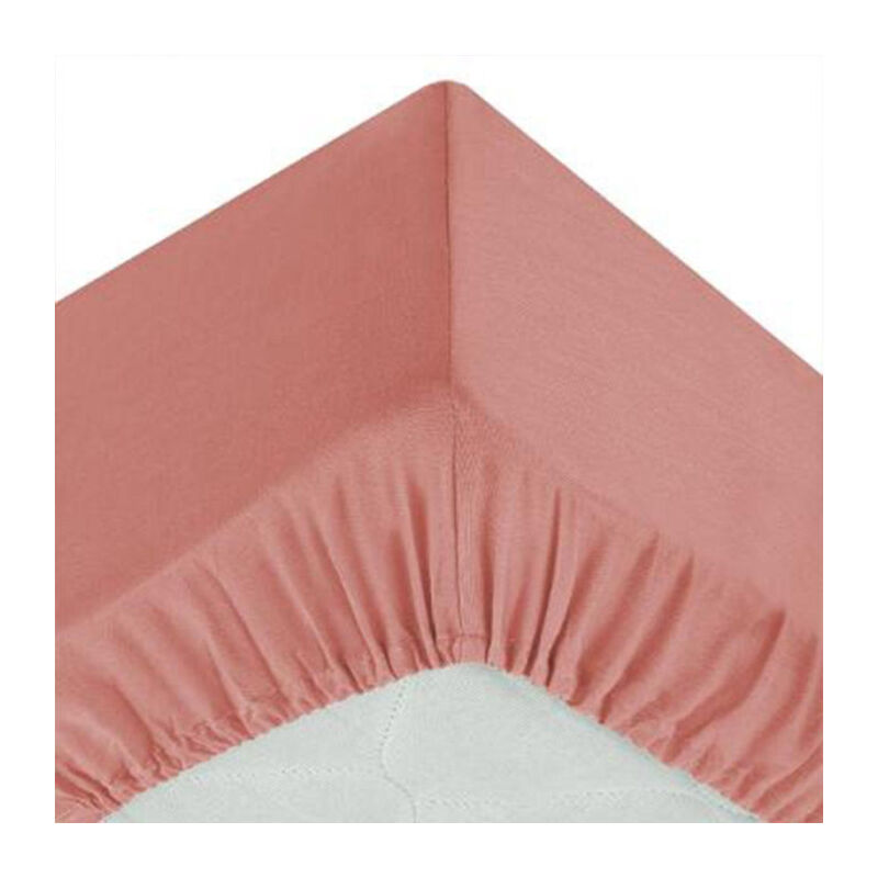 Atmosphera - Drap Housse 'Intérieur' 90x190cm Blush Atmosphera - Drap Housse 'Intérieur' 90x190cm Blush