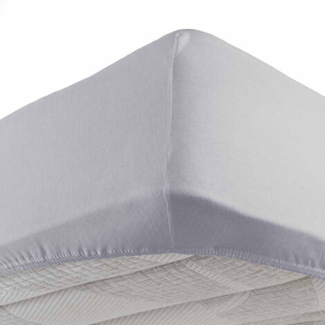 Drap Housse "Jersy" 140x190cm Galet