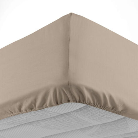 Drap Housse "Jersy" 90x190cm Sable