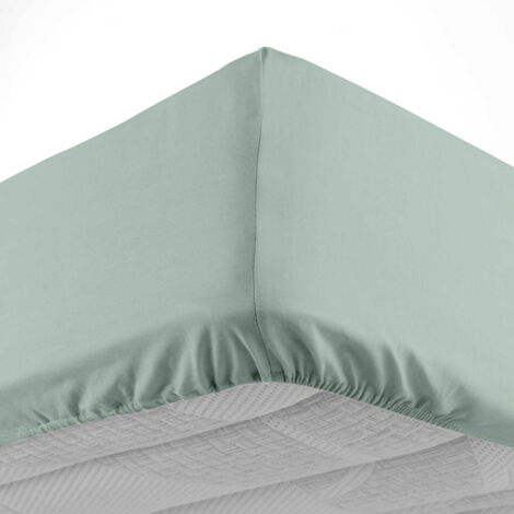 Drap Housse "Lina" 90x190cm Sauge