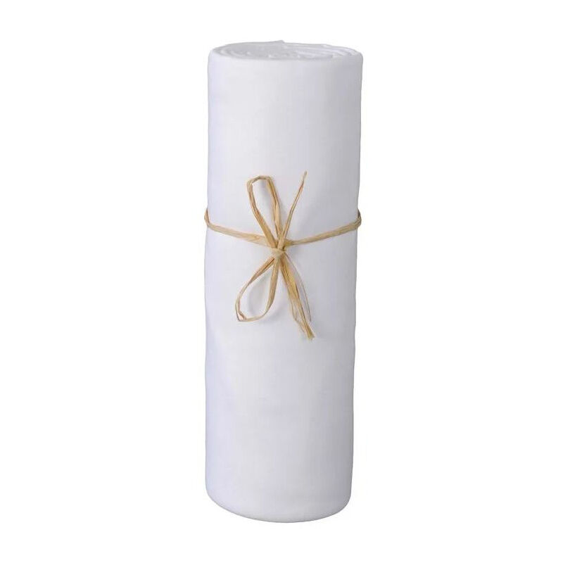 Univers Decor - Drap housse lit bébé 60 x 120 cm / 100% coton / 57 fils/cm² - Blanc Univers Decor - Drap housse lit bébé 60 x 120 cm / 100% coton / 57 fils/cm² - Blanc