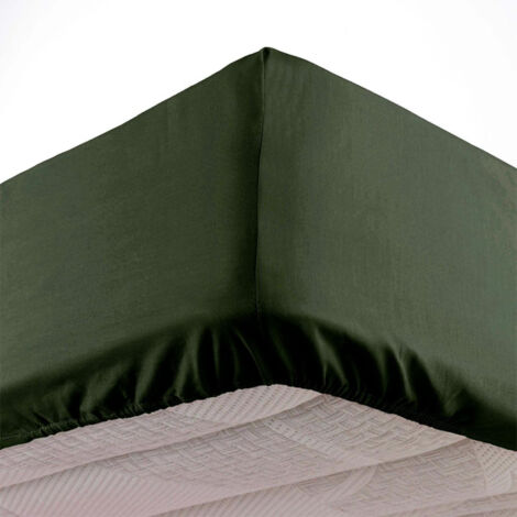 Drap Housse Microfibre "Oscar" 140x190cm Kaki