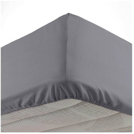 Drap Housse Microfibre Oscar - 190x90cm - anthracite