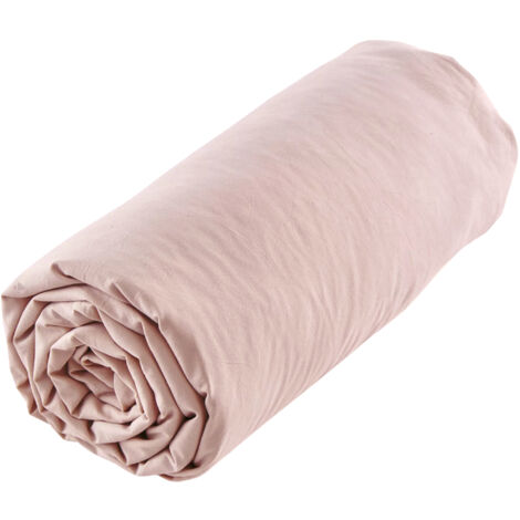 Drap housse MILA micro lavée polyester 160x200 cm
