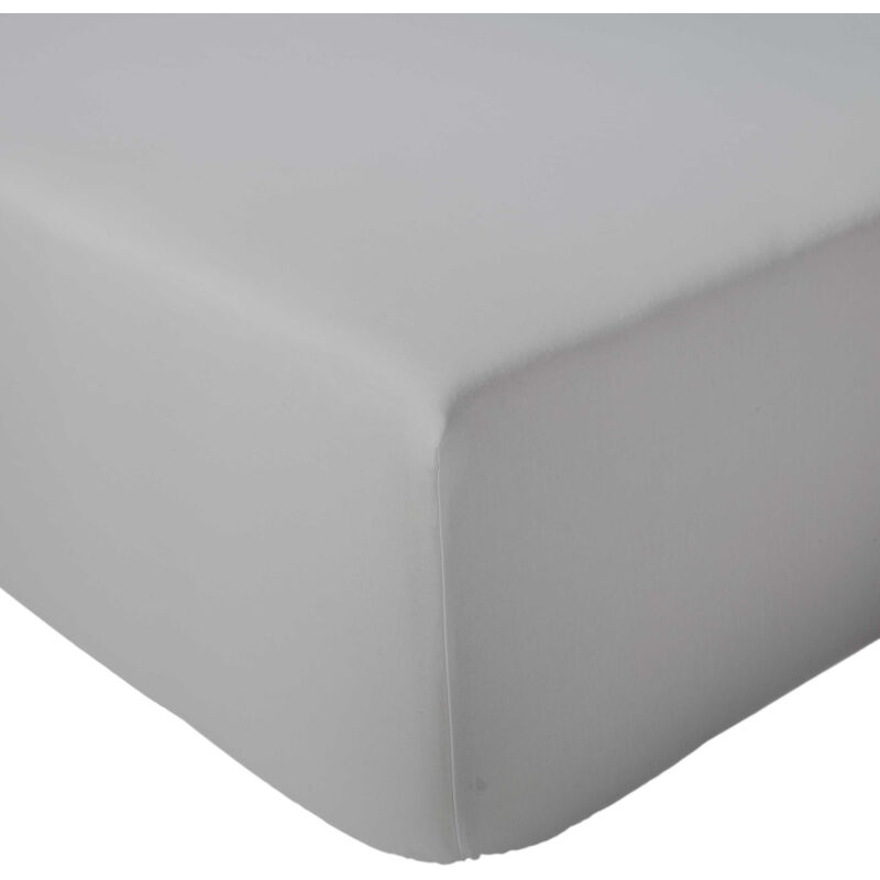Linnea - Drap housse en percale de coton uni passion percale Bonnet de 40 cm 180x200 cm