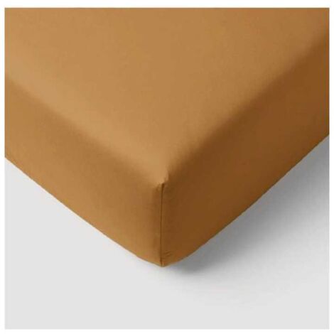 Drap-housse P'TIT DODO 60 x 120 cm Jersey Caramel