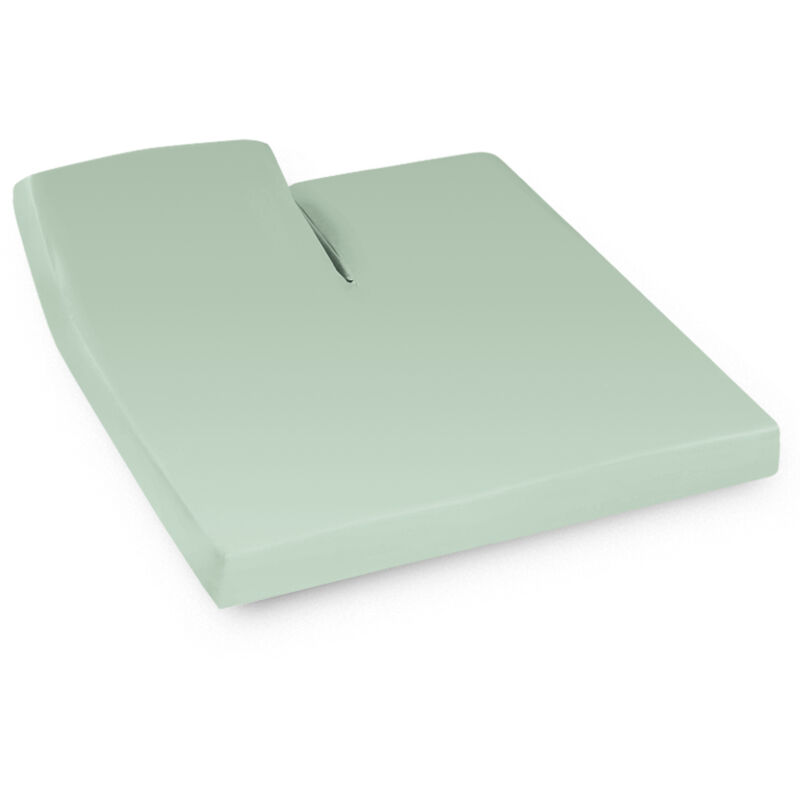 Drap housse relaxation uni coton ALTO - TR Tête relevable uniquement 2x100x200 cm
