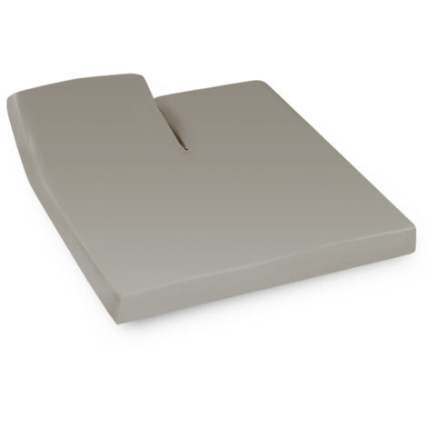 Drap housse relaxation uni coton ALTO - TR Tête relevable uniquement 2x80x210 cm