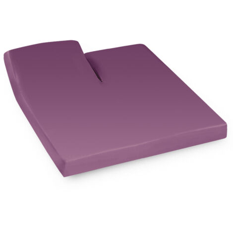 Drap housse relaxation uni coton ALTO - TR Tête relevable uniquement 2x90x200 cm