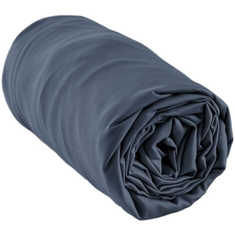 Drap housse "Salomé" Viscose de bambou 120 fils/cm² toutes dimensions - Couleur: Salomé Minuit - Taille de drap housse: 180 x 200 cm bonnet de 30 cm