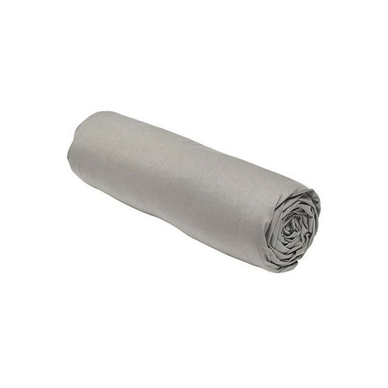 Today - Drap housse Essential - 140 x 200+30 cm - 2 personnes - 100% Coton uni - Dune