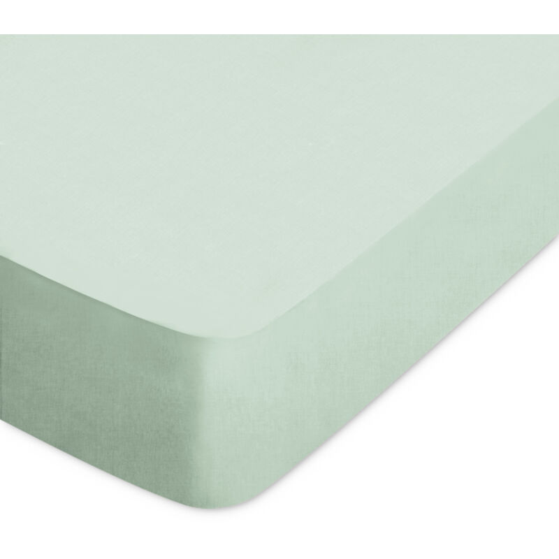 Drap housse uni coton ALTO Bonnet de 50 cm 160x200 cm