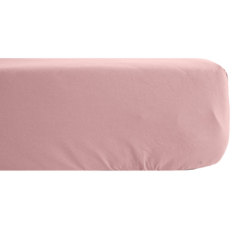 Linnea - Drap housse uni percale de coton manoir Bonnet de 35 cm 80x200 cm