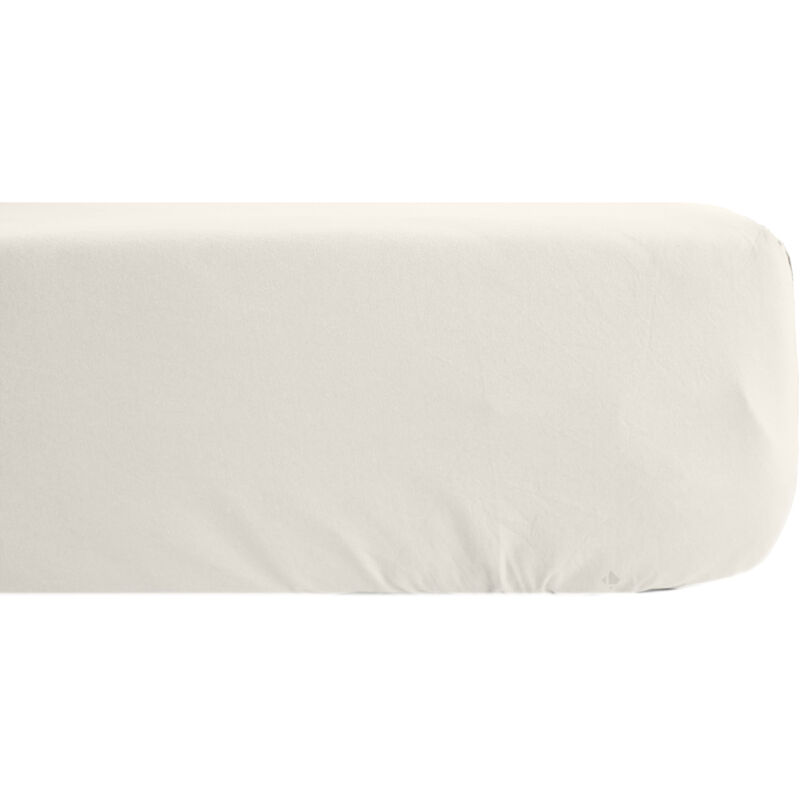 Drap housse uni percale de coton MANOIR Bonnet de 35 cm 90x190 cm Drap housse uni percale de coton MANOIR Bonnet de 35 cm 90x190 cm
