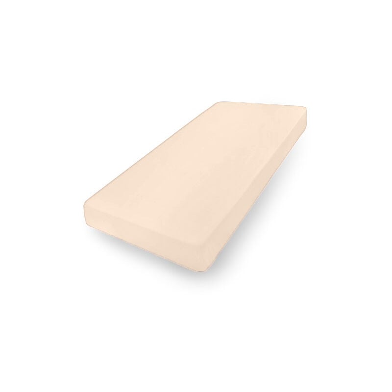 Drap jersey CLASSIC avec élastique 110x190, 120x200x20, beige15, MATEX