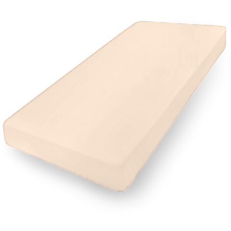 Drap jersey PREMIUM avec caoutchouc 190x210, 200x220x20, beige15, MATEX