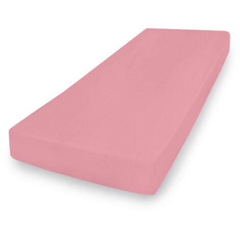 Drap jersey PREMIUM avec caoutchouc 190x210, 200x220x20, rose10, MATEX