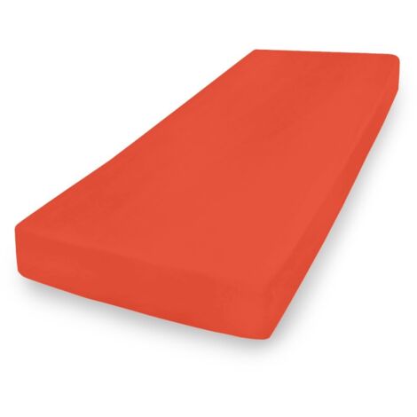 Drap jersey PREMIUM avec caoutchouc 190x210, 200x220x20, rouge14, MATEX