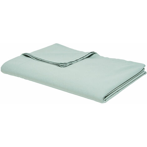 Drap plat 100% coton bio 240x300 cm ORGANIC coloris Vert Celadon
