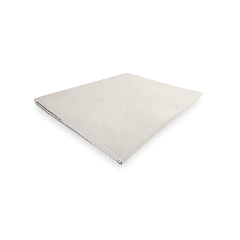 Soleil D Ocre - Drap plat en polycoton 280x300 cm percale lin, par Soleil d'ocre