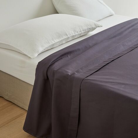 Drap plat en Satin de coton 120 fils/cm² AURORE
