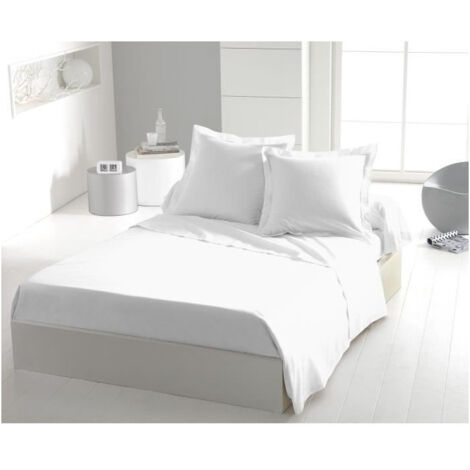 Drap plat - HOME LINGE PASSION - 240 x 300 cm - Blanc