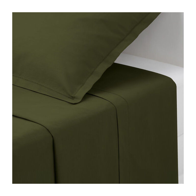Atmosphera - Drap Plat 'Intérieur' 240x290cm Kaki