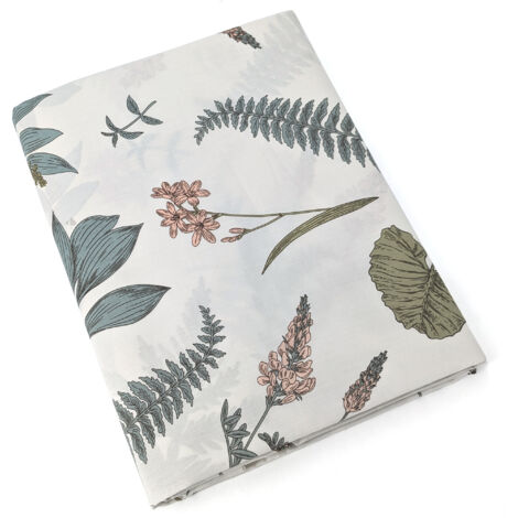 Drap plat percale de coton FÉÉRIE 240x310 cm