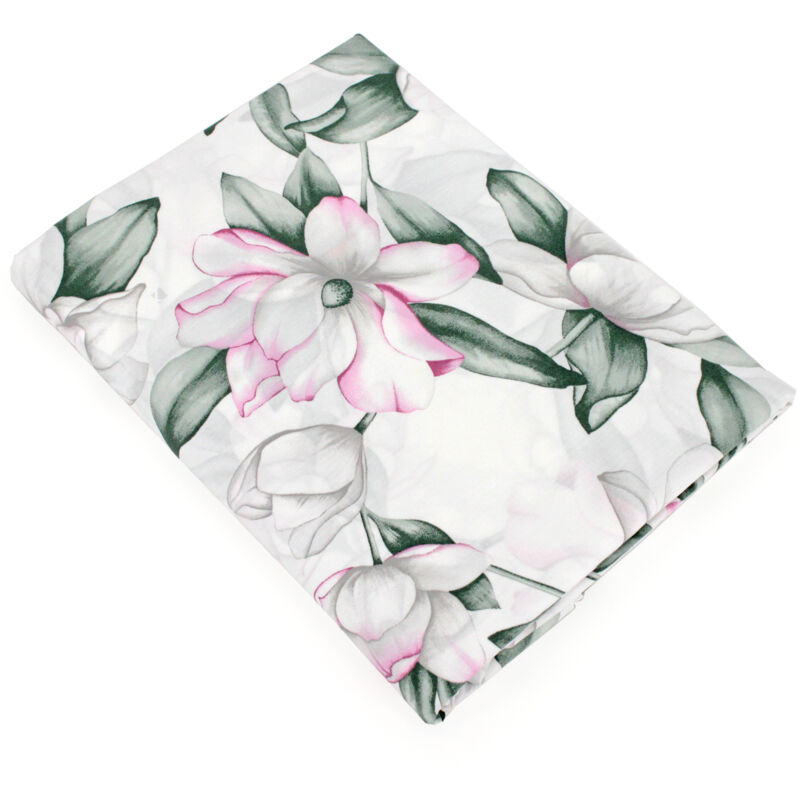 Linnea - Drap plat percale de coton magnolia 280x325 cm