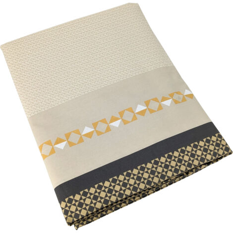 Drap plat percale de coton MARLOW 240x310 cm