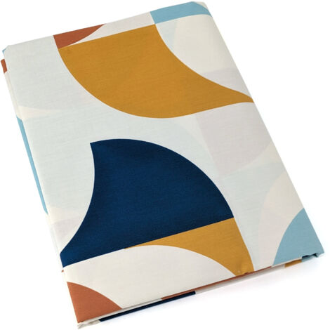 Drap plat percale de coton MODULO 240x310 cm