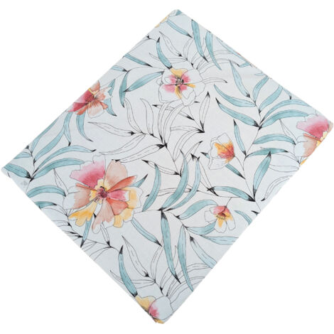 Drap plat percale de coton ROXANE 240x310 cm
