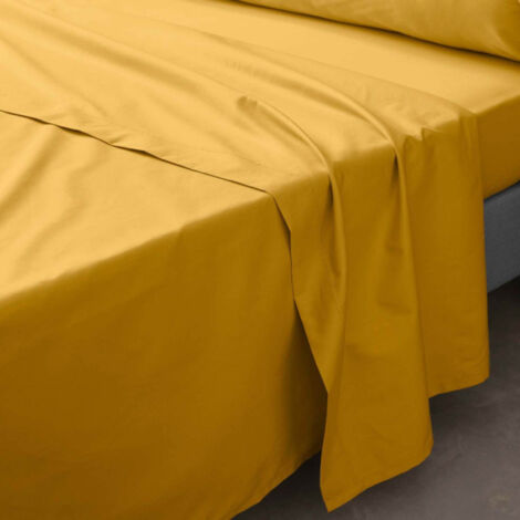 Drap Plat "Percaline" 240x300cm Curry
