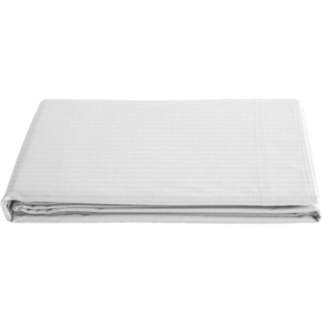 Drap plat satin de coton CONCERTO A rayures 240x300 cm