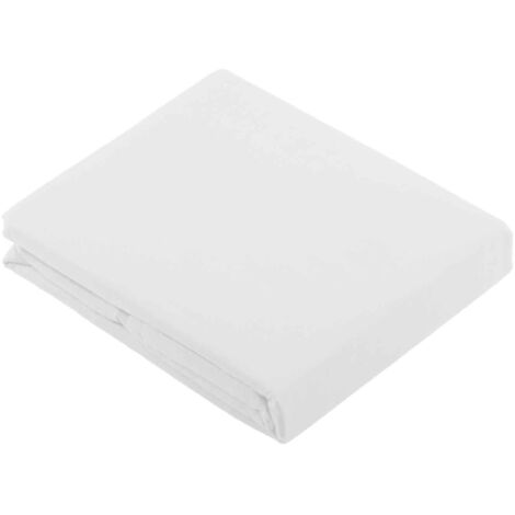 Drap recouvrement ton sur ton 240 x 310 cm blanc Blanc 240x310 cm