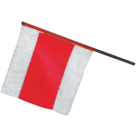 Drapeau d'avertissement500 x 500 mm