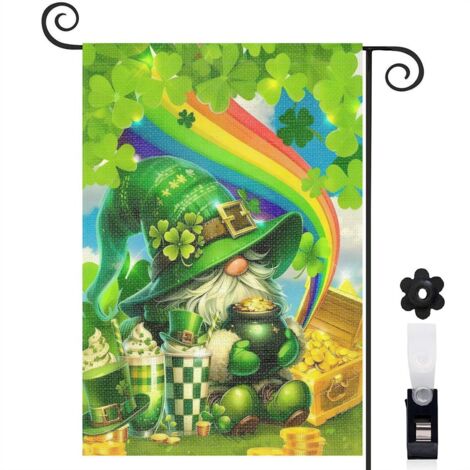 Drapeau de jardin vertical décoration pour maison de campagne toile épaisse double face 30 x 45 cm pour entrée maison