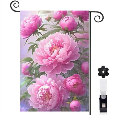 Drapeau de jardin vertical décoration saisonnière toile épaisse double face 30 x 45 cm pour jardin maison