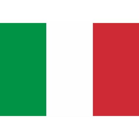 Drapeau de l'Italie 90 x 150 cm – 100% polyester – Pour événements sportifs et célébrations – Résistant aux intempéries – Sud Trading