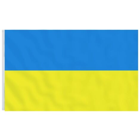 Drapeau de l'Ukraine avec œillets en laiton 90x150 cm CFW521937