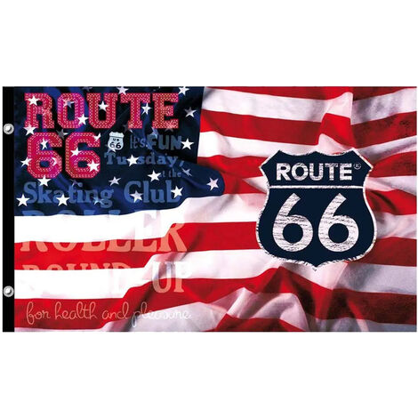 Drapeau Route 66