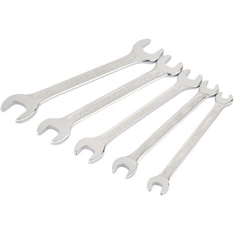 Draper 0-8BA Midget BA Open End and Double Open End Spanner Set (5 Pieces)