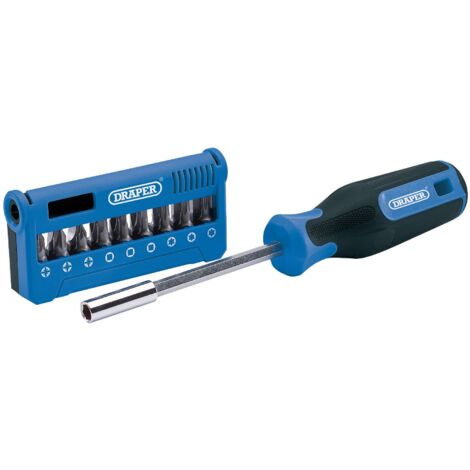 Draper 04497 19-Piece Multi-Bit Screwdriver Set with PZ, PH, and TX Screwdriver Bits