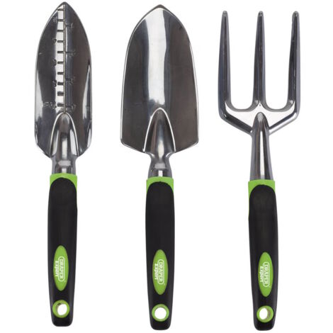 Draper 08992 - Aluminium Hand Fork and Trowel Set (3 Piece)
